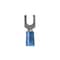 Panduit Fork Terminal, #10 Stud Size, 14 AWG, 600 V, Nylon Insulated, Blue, 1000 PK PN14-10FF-M - alternate 2